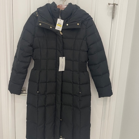 Cole Hann Signature Puffer Jacket Size M, NWT,Black